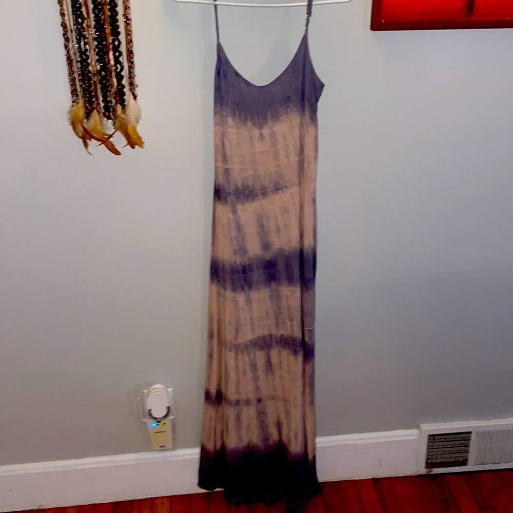 Blue life maxi dress